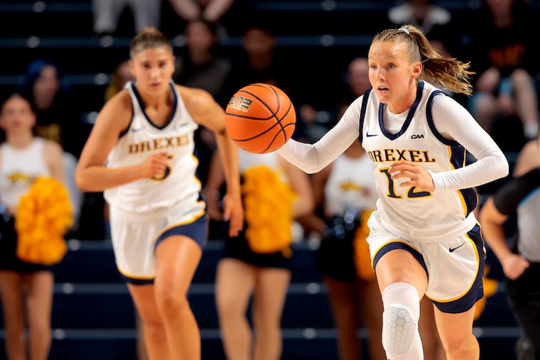 Drexel's Grace O'Neill scored 11 points against Delaware Friday night.