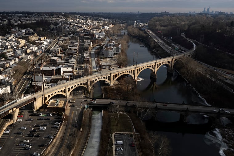 The Manayunk Bridge.