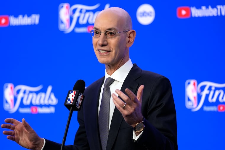 NBA Commissioner Adam Silver helped broker a peace between the owners of the 76ers and Comcast.