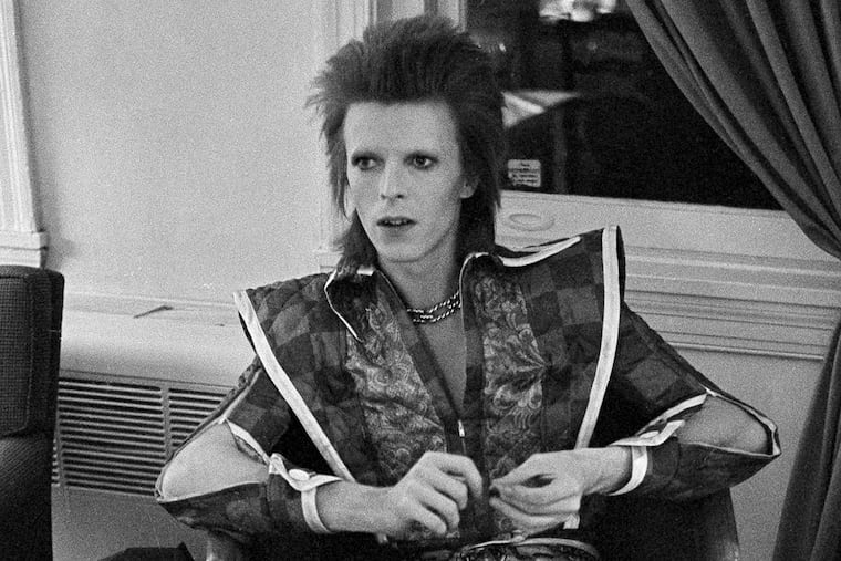 David Bowie during his Ziggy Stardust period in 1972 in Philadelphia. The 2025 edition of Philly Loves Bowie Week runs though Saturday.