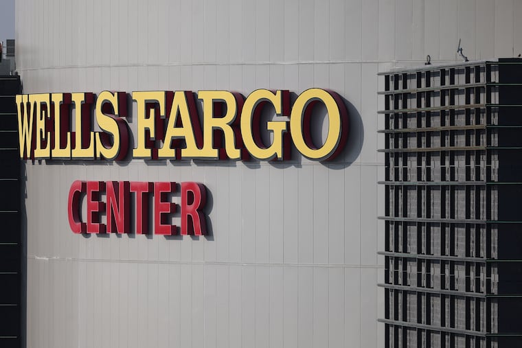 The Wells Fargo Center in Philadelphia on Sunday. The 76ers are abandoning their plan to build a new arena in Center City and will remain in South Philly.